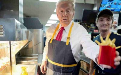 Trump al McDonald’s: La Campagna Elettorale Diventa un Fast Food Show